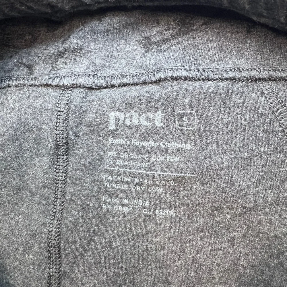 Pact Leggings Womens Small Gray Black Marble Organic Cotton High‎ Rise Pockets